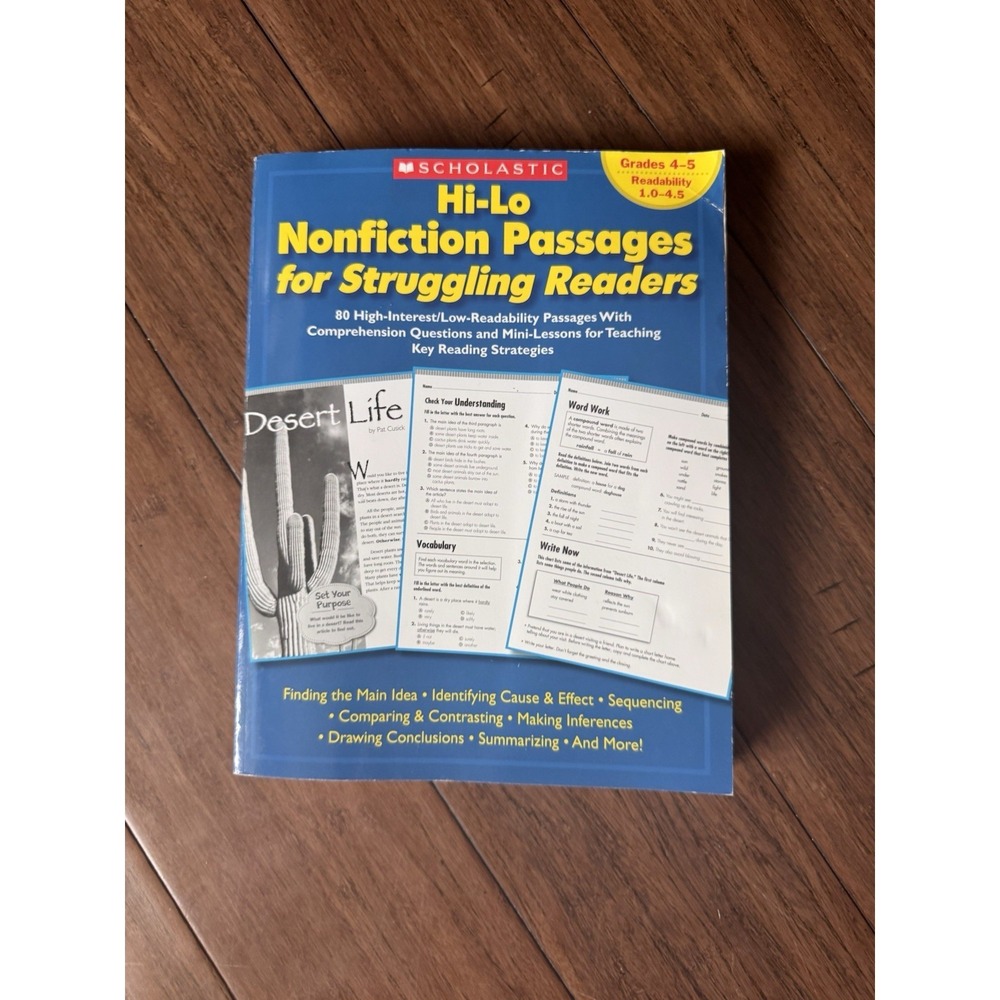 Grades 4-5 Reading Help Book